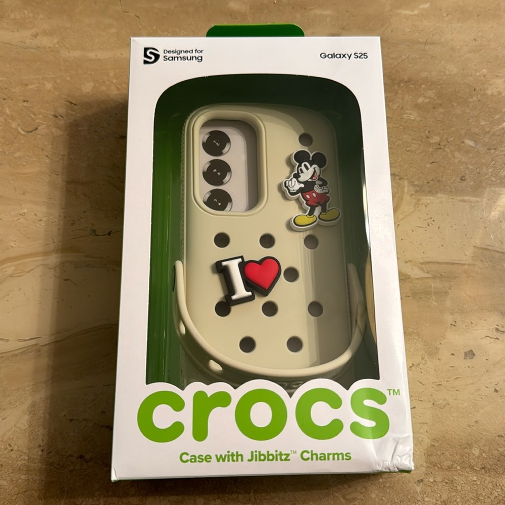 Samsung galaxy S25 ivory bone Crocs Phone Case